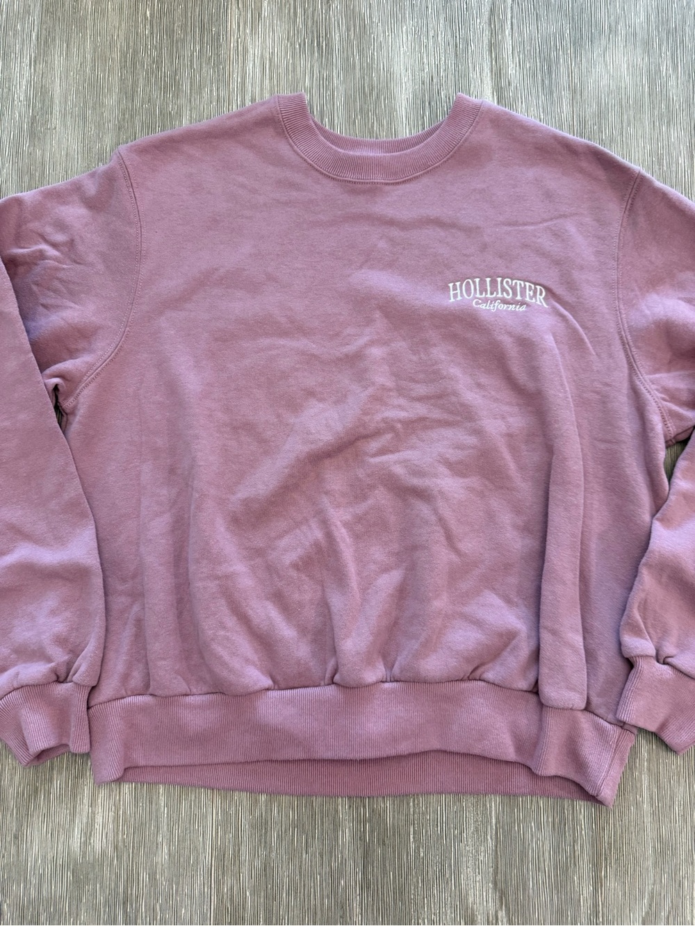 Hollister Cozy Fleece Sweatshirt in Dusty Rose